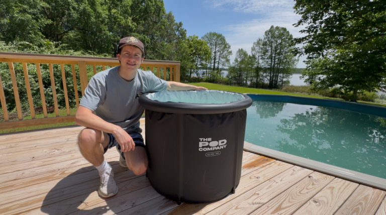 Bennett Carby in the Ice Pod Pro from the Pod Company
