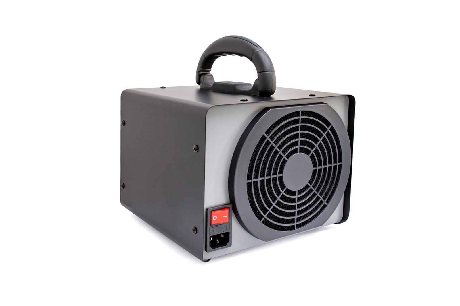 Close-up of an ozone generator designed for cold plunge systems, used to maintain clean and bacteria-free water for enhanced ice bath experiences.